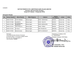 Provinsi Kepulauan Bangka Belitung - FKIP Unsri