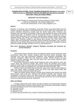 full text - Balai Penelitian dan Pengembangan Budidaya Air Payau