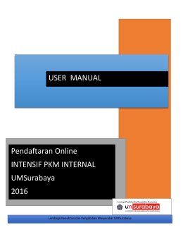 pedoman pendaftaran online intensif pkm internal