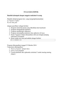 TUGAS KELOMPOK Buatlah kelompok dengan