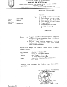 - Dinas Pendidikan Kota Semarang