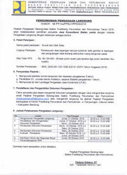 Page 1 KEMENTERIAN PEKERJAAN UMUM DAN PERUMAHAN