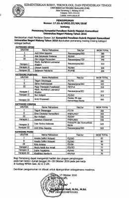 Page 1 KEMENTERIAN RISET, TEKNOLOGI, DAN PENDIDIKAN