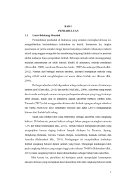 BAB I PENDAHULUAN 1.1 Latar Belakang Masalah