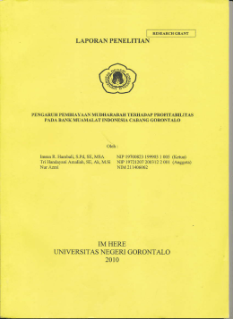 laporan penelitian