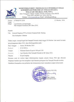 Surat Apel 28-10-2016