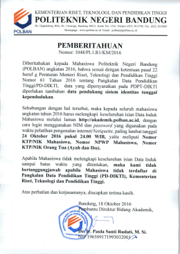 Page 1 KEMENTERIAN RISET, TEKNOLOGI, DAN PENDIDIKAN