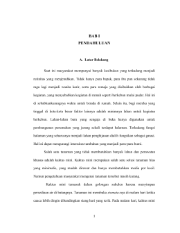 BAB I PENDAHULUAN