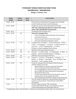 itinerary world heritage bike tour prambanan