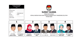SURAT SUARA 2 4 1 3