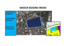 WADUK BOJONG INDAH