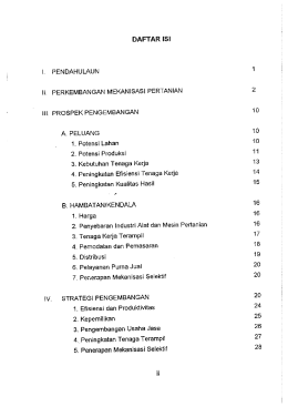 Page 1 DAFTAR ISI |. PENDAHULAUN ||. PERKEMBANGAN