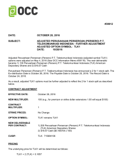 adjusted perusahaan perseroan (persero) pt telekomunikasi indonesia