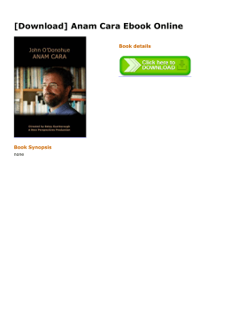 [Download] Anam Cara Ebook Online