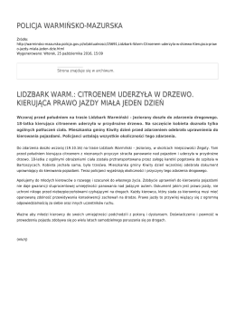 Generuj PDF - Policja Warmińsko