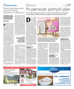 Po pierwsze: pomysł i plan