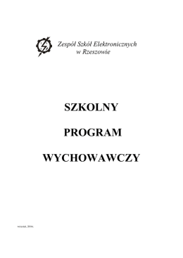 szkolny program wychowawczy