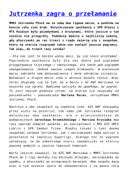 Jutrzenka zagra o przełamanie