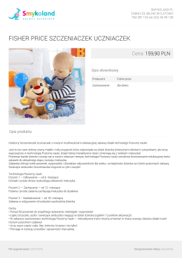 fisher price szczeniaczek uczniaczek