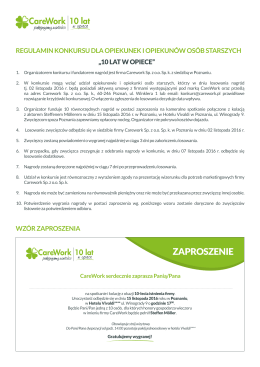 zaproszenie