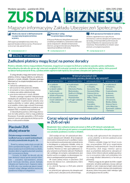Magazyn informacyjny Zakładu Ubezpieczeń Społecznych