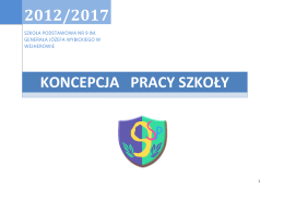 Koncepcja pracy szkoły na lata 2012-2017