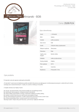 PO BANDZIE - J. Winiarski