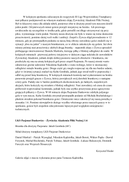 Czytaj całość - "Pasjonat" Dankowice