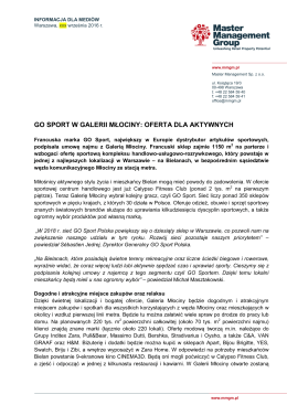 pobierz w pdf - Galeria Młociny