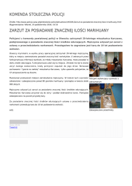 Generuj PDF - Komenda Stołeczna Policji