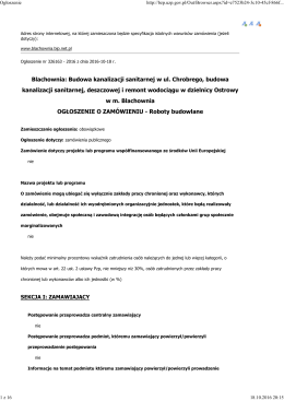 Blachownia: Budowa kanalizacji sanitarnej w ul. Chrobrego