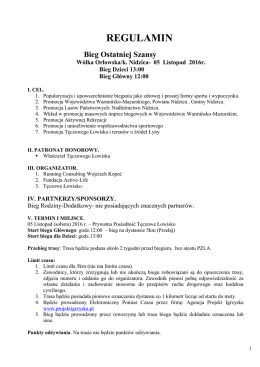regulamin - MaratonyPolskie.PL