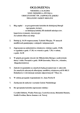 ogłoszenia