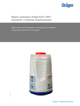 Wapno sodowane Drägersorb® 800+