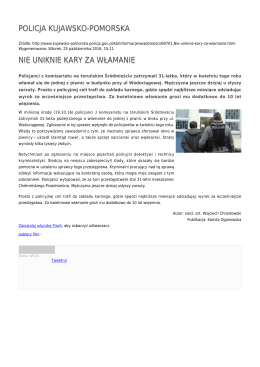 Generuj PDF - Policja Kujawsko