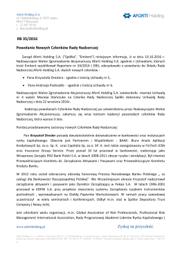 19 10 2016 Aforti Holding RB EBI 35 2016 Powołanie