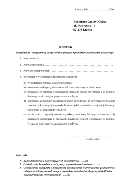 wniosek