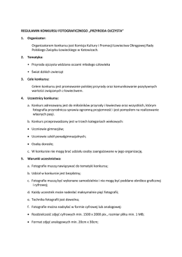 Regulamin konkursu w formacje pdf