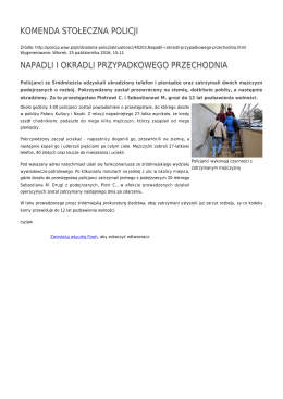 Generuj PDF - Komenda Stołeczna Policji