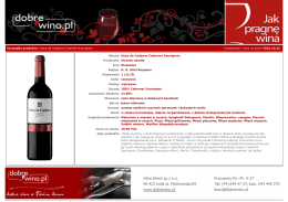 Szczeg&oacute;ły produktu | Hoya de Cadenas Cabernet