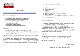 Czekamy na Wasze zgłoszenia!!!