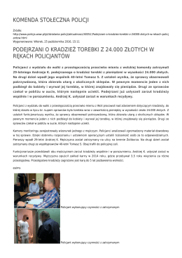 Generuj PDF - Komenda Stołeczna Policji