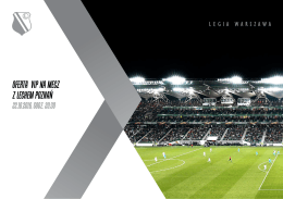 biznes.legia.com 2 OFERTA VIP NA MECZ Z LECHEM POZNAŃ