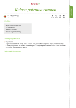 Kulasa potrawa razowa