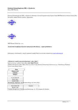 Kursy MIP Pharma