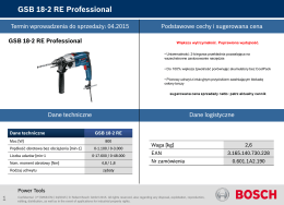 GSB 18-2 RE Professional