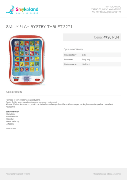 smily play bystry tablet 2271