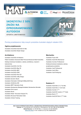 Zobacz listę produktów objętych rabatem 50%