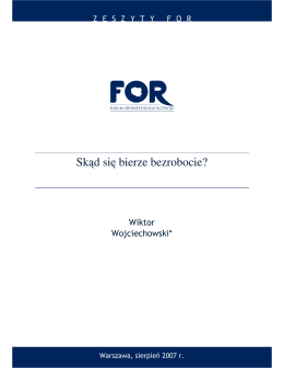 Skąd się bierze bezrobocie?