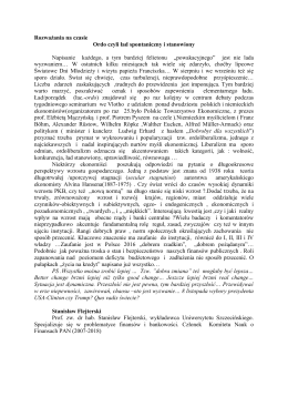 Więcej - Polskie Towarzystwo Ekonomiczne